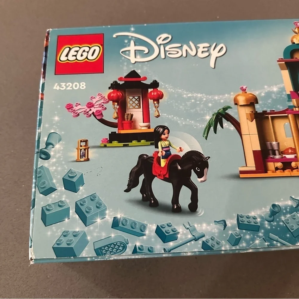 LEGO Disney Princess Jasmine & Mulan’s Adventure 43208 – Retired Set, New Sealed